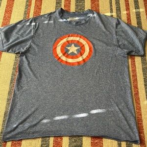 Marvel Captain America Workout Shirt